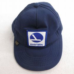 中古 キャップ イースタン航空 コットン 紺 ネイビー 25jun30