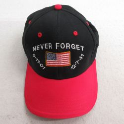 中古 OTTO キャップ 星条旗 刺繍 ツートンカラー 黒 ブラック 25jun30