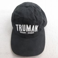 中古 キャップ TRUMAN 刺繍 コットン 黒 ブラック 25jun30