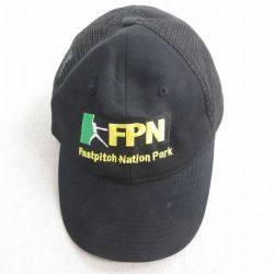中古 メッシュ キャップ FPN 刺繍 黒 ブラック 25jun30