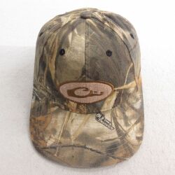 中古 キャップ コットン 茶 ブラウン 迷彩 25jul01