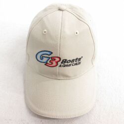 中古 キャップ G3 刺繍 コットン ベージュ カーキ 25jul01