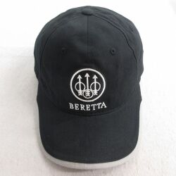 中古 キャップ BERETTA っ雌雄 リップストップ コットン 黒 ブラック 25jul01