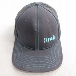 【50%OFF】中古 ニューエラ キャップ trak 刺繍 グレー 【spe】 25jul03