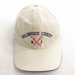 中古 キャップ NJ 刺繍 ベージュ カーキ 25jul03