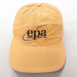 中古 キャップ epa ソニー 刺繍 コットン 薄茶 ブラウン 25jul09