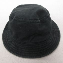 中古 アディダス adidas ハット ワンポイントロゴ コットン 黒 ブラック 25jul15