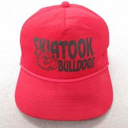 中古 キャップ ブルドッグ 赤 レッド 25jul15