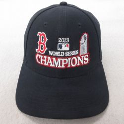 【50%OFF】中古 ニューエラ キャップ MLB ボストンレッドソックス 刺繍 黒 ブラック 25jul15