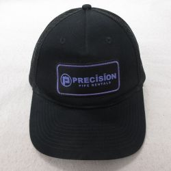 中古 メッシュ キャップ PRECISION コットン 黒 ブラック 25jul22