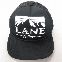 中古 メッシュ キャップ LANE 黒 ブラック 25jul22