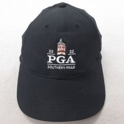 中古 ナイキ NIKE キャップ PGA 刺? 黒 ブラック 25jul23
