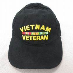 【50%OFF】中古 キャップ ベトナム 刺繍 コットン 黒 ブラック 25jul23