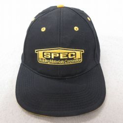 中古 キャップ SPEC 刺繍 黒 ブラック 25jul23