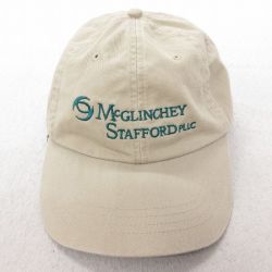 中古 キャップ MCGLINCHEY 刺繍 コットン ベージュ カーキ 25jul23