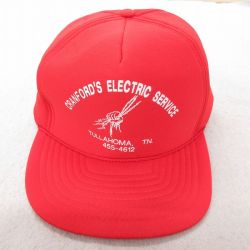 中古 メッシュ キャップ エレクトリック 赤 レッド 25jul23