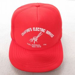 中古 メッシュ キャップ エレクトリック 赤 レッド 25jul23
