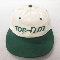 中古 キャップ TOPFLITE ツートンカラー 生成り 25jul23