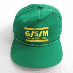 中古 キャップ 80年代 80s GSM 緑 グリーン 25jul28