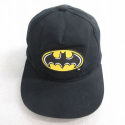 中古 キャップ DCコミックス バットマン BATMAN 黒 ブラック 25jul28