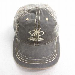 中古 キャップ AS 刺繍 リアルツリー こげ茶他 ブラウン 迷彩 25jul28