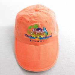 中古 キャップ 00年代 00s ジミーバフェット MARGARITAVILLE 刺繍 コットン オレンジ 25jul28