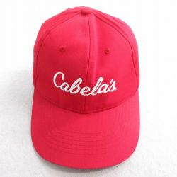 中古 キャップ バスプロショップス カベラス 刺繍 赤 レッド 25jul28