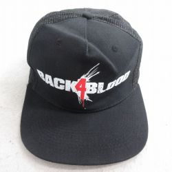【50%OFF】中古 メッシュ キャップ ゲーム Back 4 Blood 黒 ブラック 25aug01