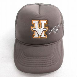 中古 メッシュ キャップ 90年代 90s H こげ茶 ブラウン 25aug01