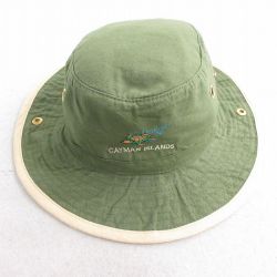 【20%OFF】中古 ハット ケイマンアイランド カメ 刺繍 緑他 グリーン 25aug02
