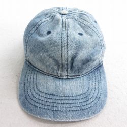 中古 キャップ 紺 ネイビー デニム 25aug02