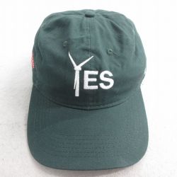 中古 キャップ YES 星条旗 刺繍 コットン 緑 グリーン 25aug02