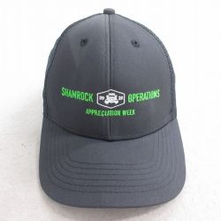 中古 メッシュ キャップ SHAMROCK 濃グレー 25aug04