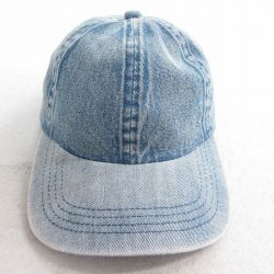 中古 キャップ 紺 ネイビー デニム 25aug04