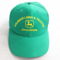 中古 キャップ JOHN DEERE 刺繍 緑 グリーン 25aug04