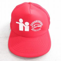 【20%OFF】中古 メッシュ キャップ ミシガン 赤 レッド 25aug07