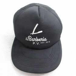 【20%OFF】中古 メッシュ キャップ Barberia 黒 ブラック 25aug07