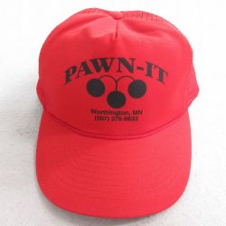 中古 メッシュ キャップ 90年代 90s PAWIN IT 赤 レッド 25aug07