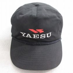 中古 キャップ 90年代 90s YAESU 黒 ブラック 25aug08