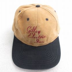 中古 キャップ Gilley Electric 刺? ツートンカラー 茶他 ブラウン 25aug08