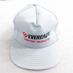 【20%OFF】中古 キャップ 90年代 90s EVEREADY 刺繍 USA製 グレー 25aug09