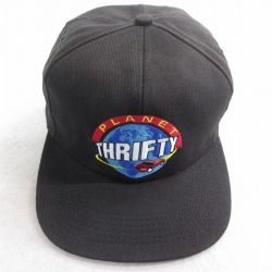 中古 キャップ 90年代 90s THRIFTY 車 刺繍 USA製 黒 ブラック 25aug09