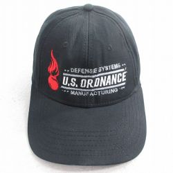 中古 OTTO キャップ US ORDNANCE 刺繍 コットン 黒 ブラック 25aug12
