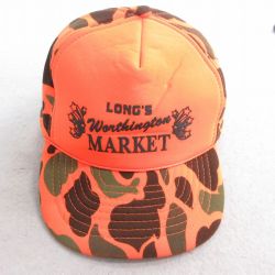 【20%OFF】中古 キャップ 90年代 90s Worthington MARKET オレンジ他 25aug12