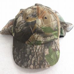 【20%OFF】中古 レッドヘッド キャップ 00年代 00s ネット付き 茶 ブラウン 迷彩 【spe】 25aug20