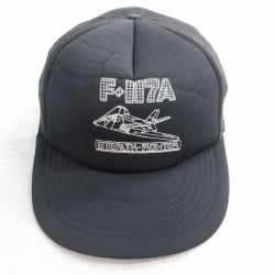【20%OFF】中古 メッシュ キャップ 90年代 90s F-117A 黒 ブラック 25aug27