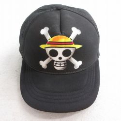 中古 OTTO メッシュ キャップ アニメ ワンピース 黒 ブラック 25sep27