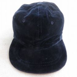 中古 カンゴール KANGOL キャップ 90年代 90s ベロア USA製 紺 ネイビー 25sep27
