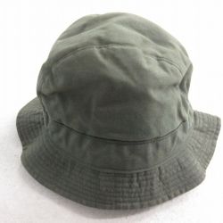 中古 オイルド バケット ハット 90年代 90s コットン アイルランド製 濃緑 グリーン 25oct04
