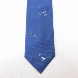 【20%OFF】中古 ネクタイ 00年代 00s カクテル シルク USA製 青 ブルー 24oct30